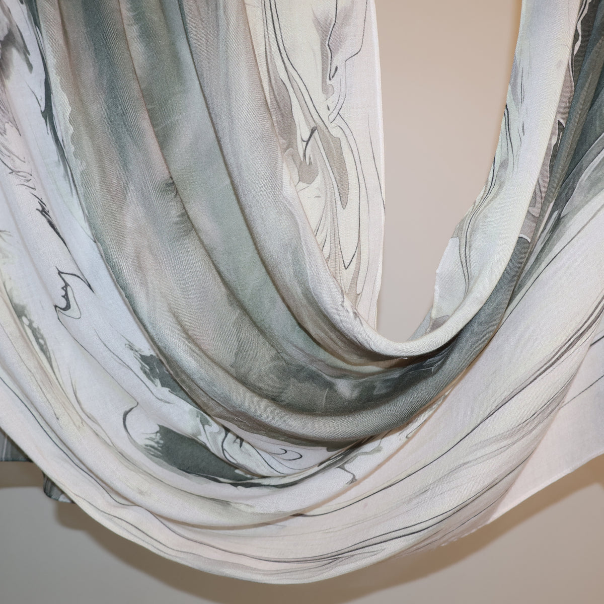 Modal Printed  Sage Marble