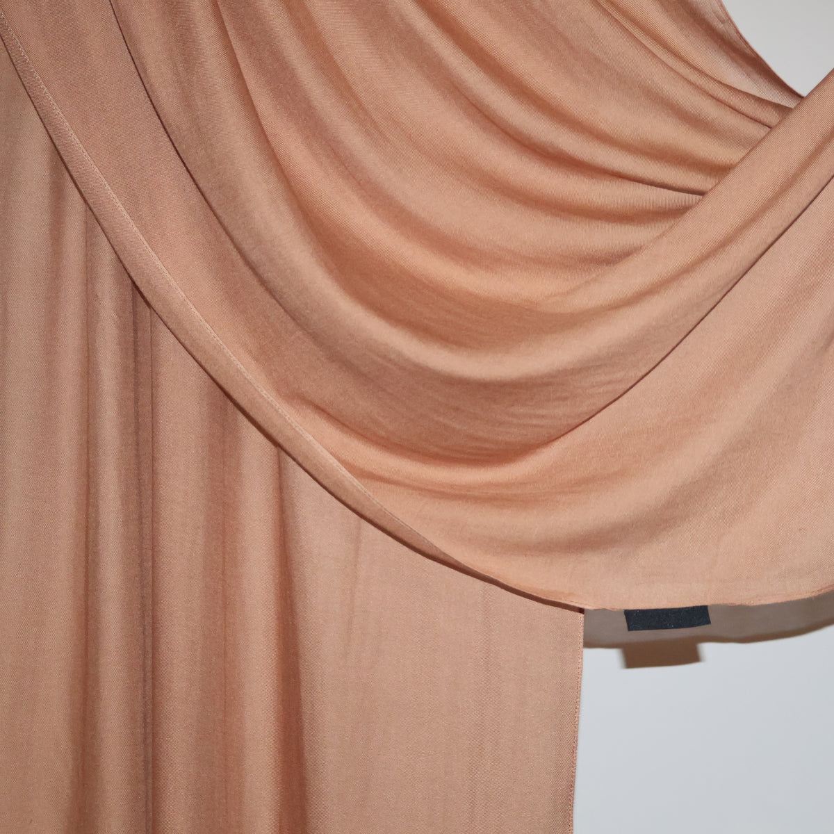 Bamboo  Modal Hijab Peach Caramel