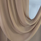 Crinkle Chiffon  Mocha Beige 33