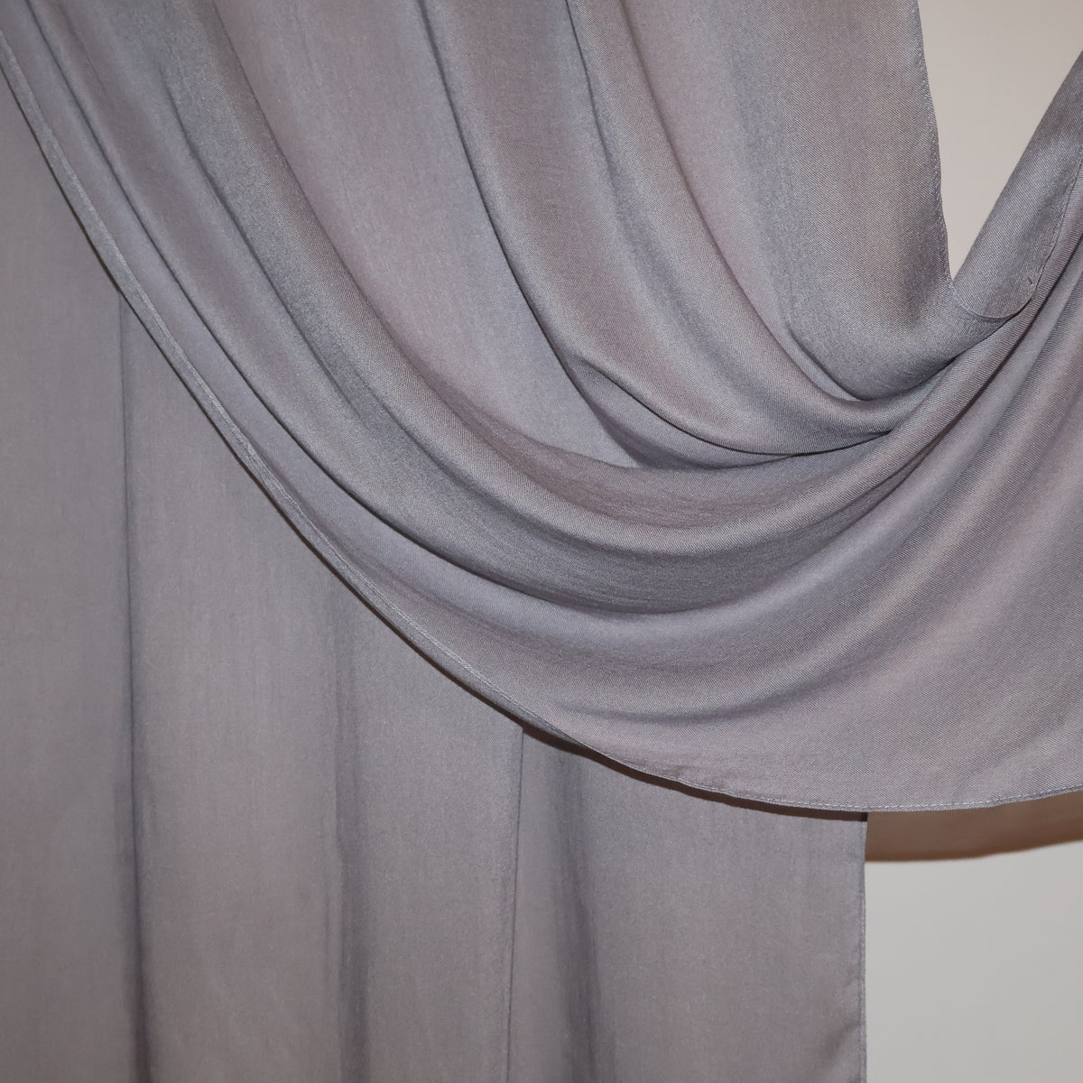 Bamboo  Modal Hijab Silver Mauvev