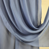 Crinkle Chiffon  Dusty Blue Gray 40