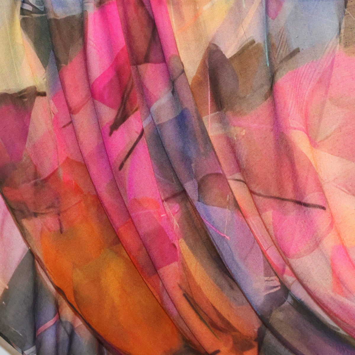 Modal Printed Sunset Fuchsia