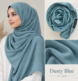 JERSEY HIJAB Blue Grey 76