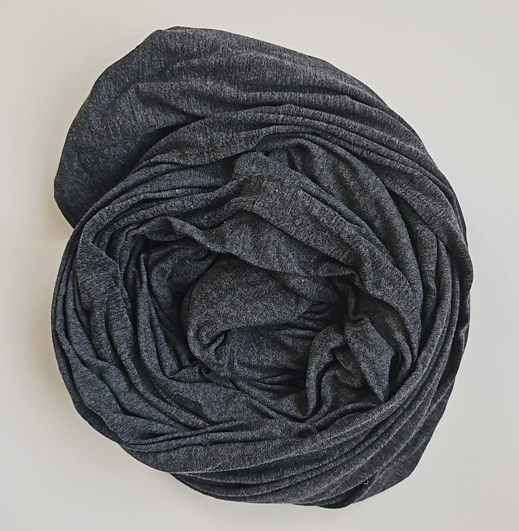 JERSEY HIJAB  Heather Charcoal
