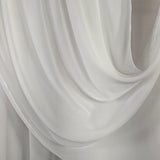 Crinkle Chiffon Off White 7