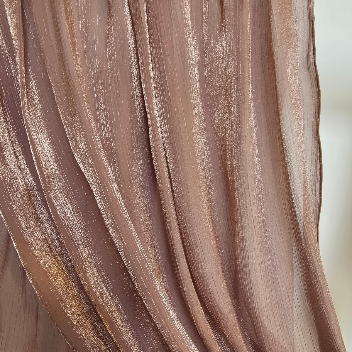 ORGANZA SILK HIJAB Rose Taupe