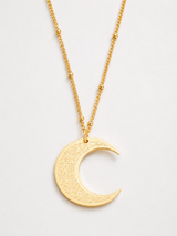 AYATUL KURSI MOON NECKLACE WOMEN