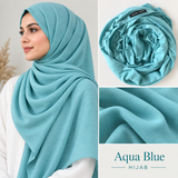 JERSEY HIJAB  Aqua Blue 82