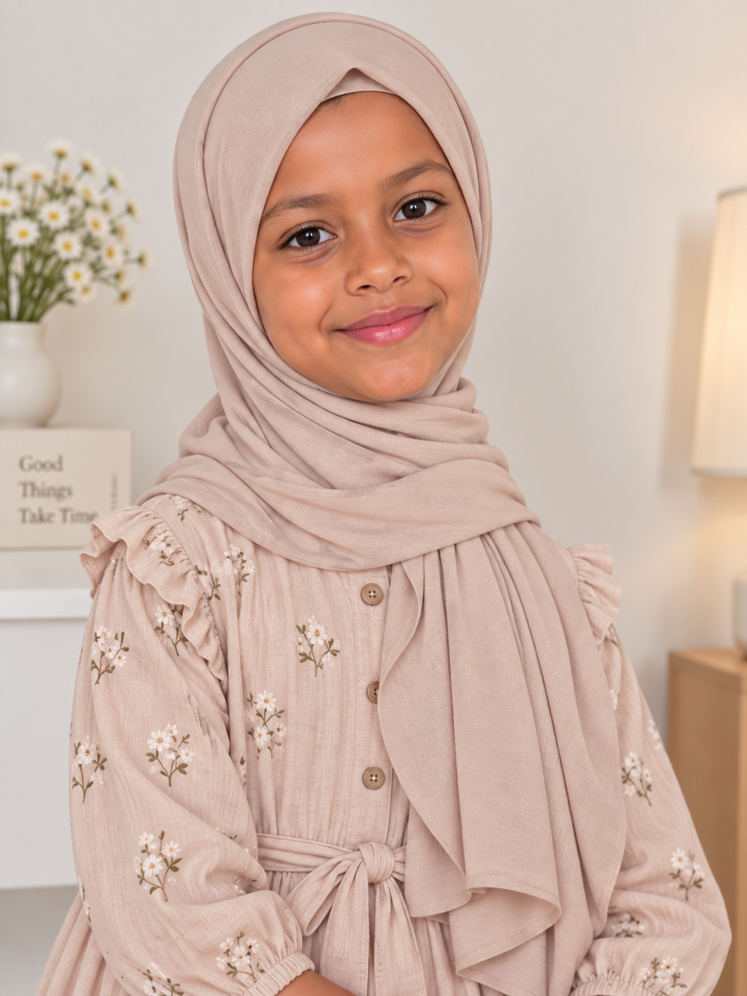 Kids JERSEY  cotton  Blush Beige