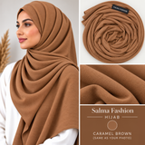 JERSEY HIJAB CARAMEL BROWN 113