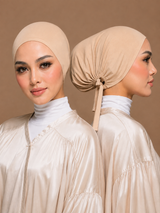 Bonnet Hijab Crème
