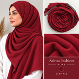 JERSEY HIJAB Crimson Burgundy 119