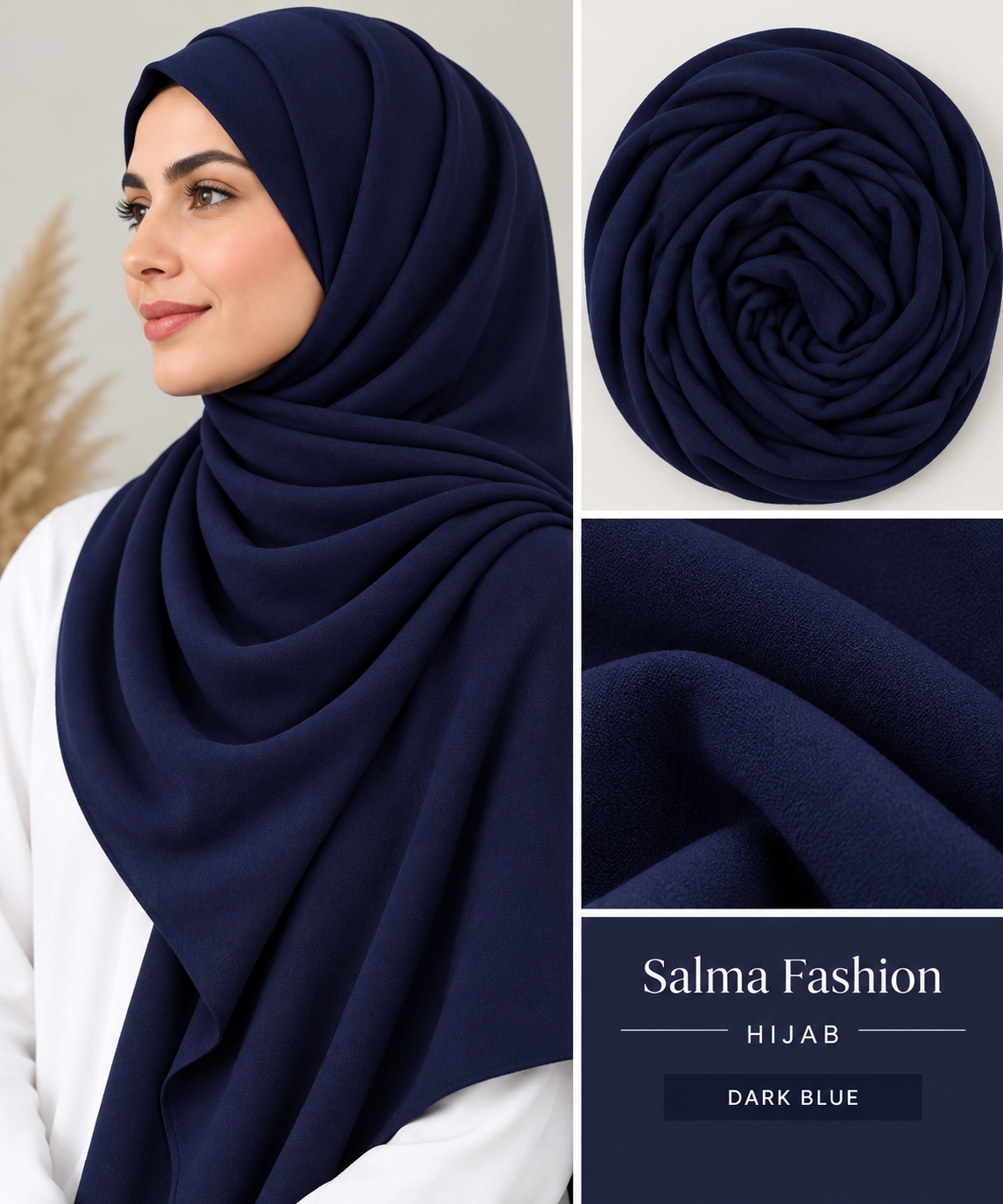 JERSEY HIJAB Dark Navy Blue