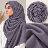 Satin Hijab Dusty Lavender 113