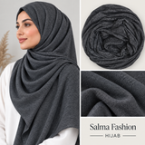 JERSEY HIJAB  Heather Charcoal  78