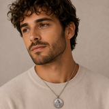 KODS  SILVER NECKLACE WOMEN AND MEN