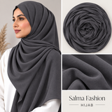 JERSEY HIJAB  Lead grey 13