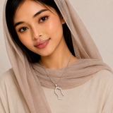 Moroccan Necklace Silver women Men
