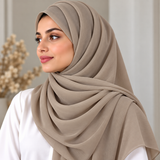 Crinkle Chiffon Mushroom Taupe 13