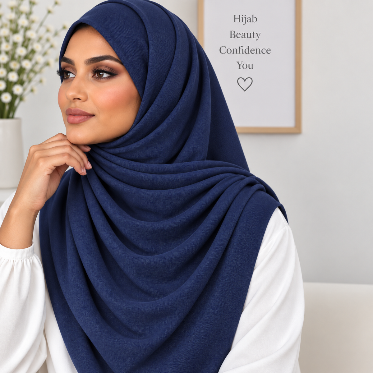 JERSEY HIJAB Navy Blue