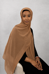Premium Chiffon  –Camel 43