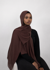 Premium Chiffon  –Chocolate Brown 55