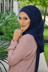 Premium Chiffon  – Deep Navy 96