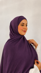 Premium Chiffon  – Deep Plum 124