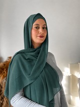 Premium Chiffon –Deep Sage Green 82