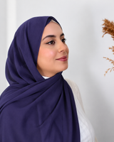 Premium Chiffon –Deep Indigo 64