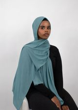 Premium Chiffon Hijab – Vert sauge 81