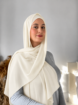 Premium Chiffon –Ivory 89