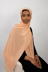 Premium Chiffon  –Peach 134