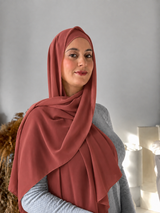 Premium Chiffon –Rust 112