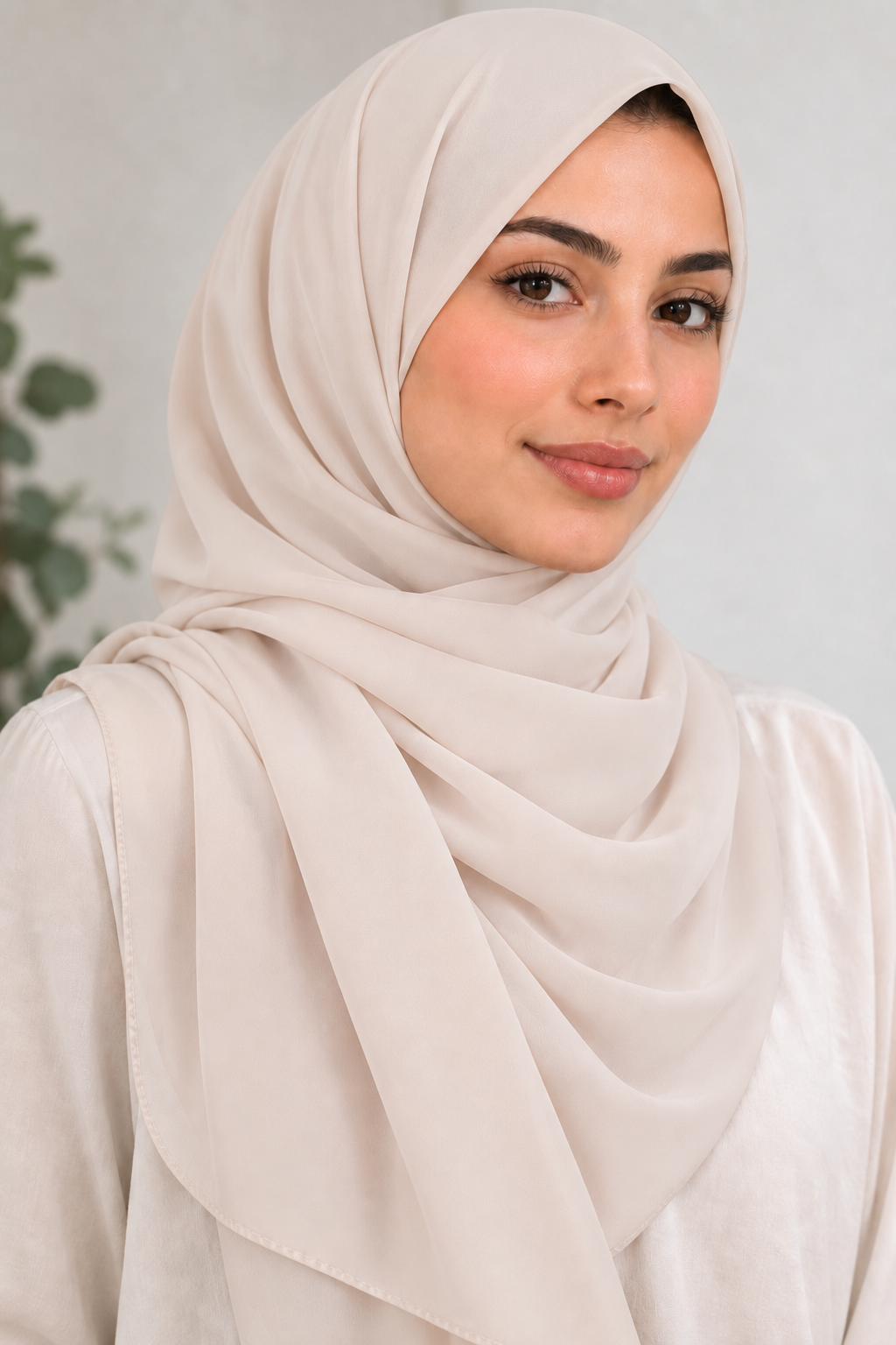 Premium Chiffon  Taupe clair