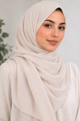 Premium Chiffon  –Taupe clair 62