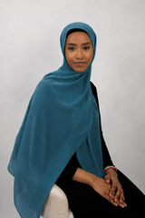 Premium Chiffon  –Teal 42