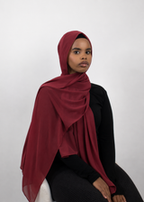 Premium Chiffon  –Wine Red 75