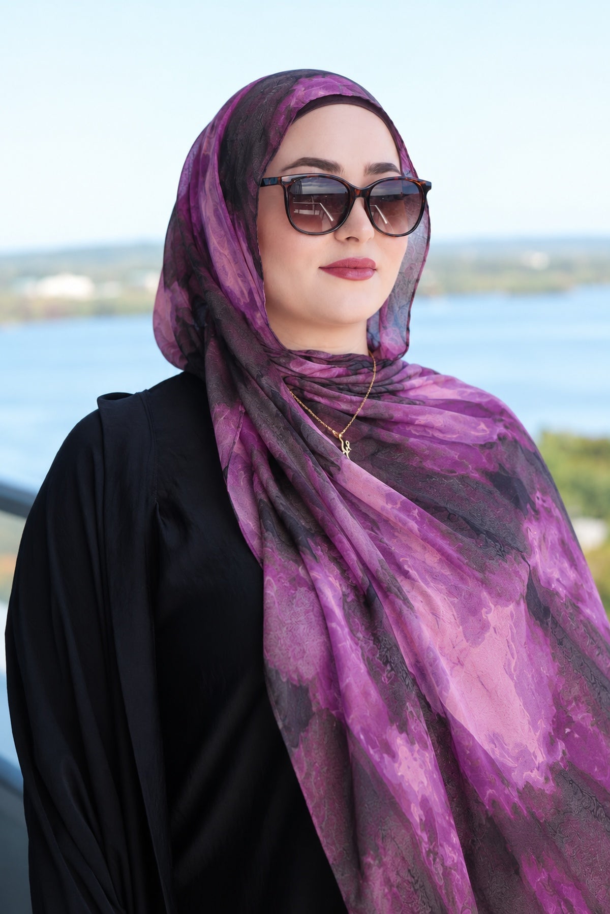 Modal Printed Purple Orchid 💜