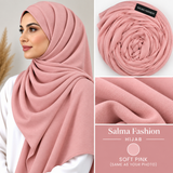 JERSEY HIJAB  SOFT BLUSH PINK 111