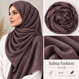 Satin Hijab  Cocoa Mauve 10