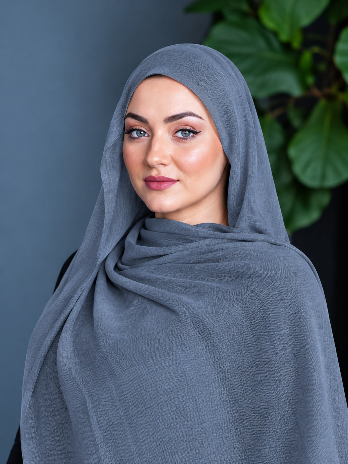 Modal Lightweight hijab Slate Blue