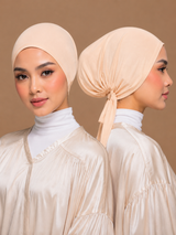 Bonnet Hijab  Soft Peach