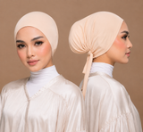 Bonnet Hijab  Soft Peach