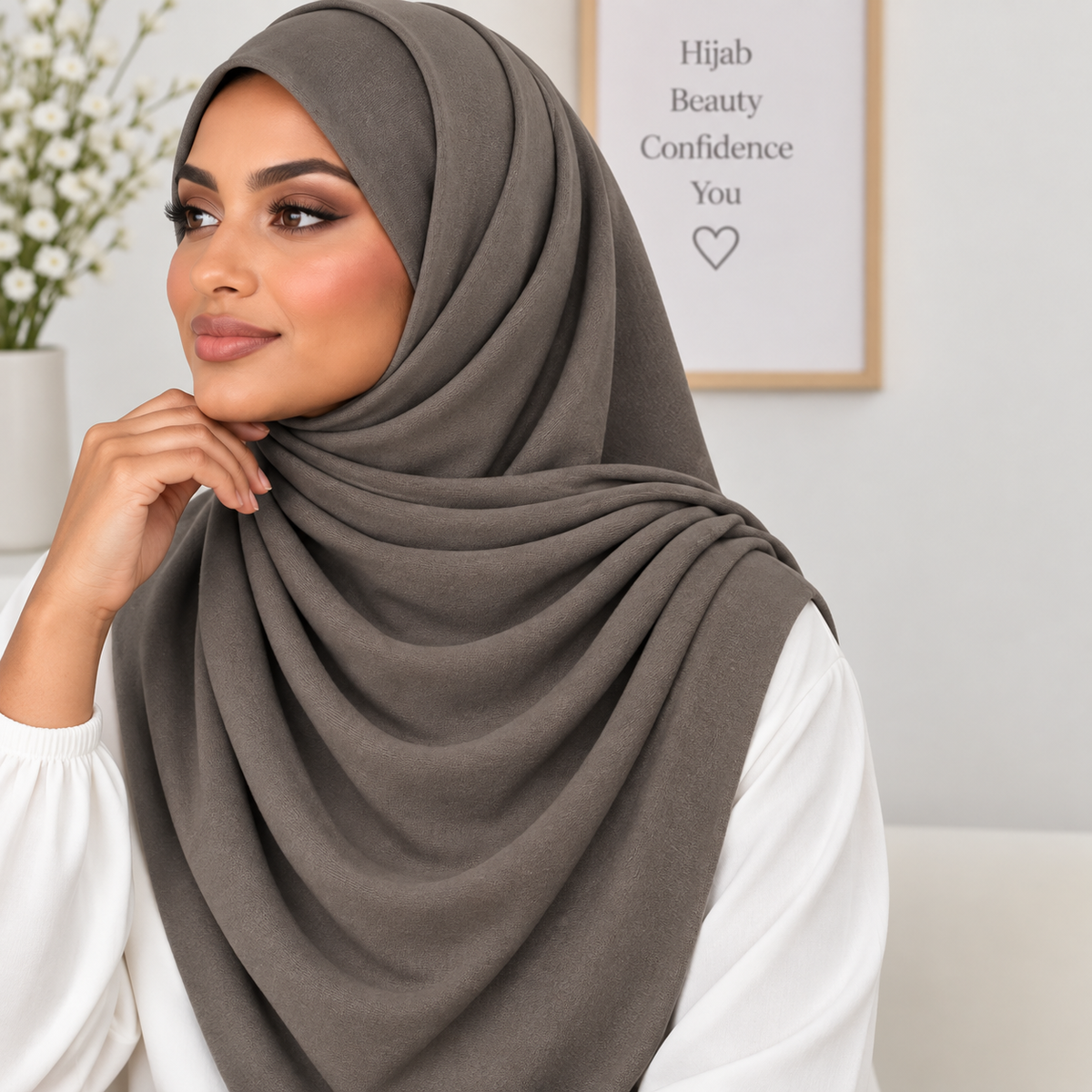 JERSEY HIJAB Stone Taupe