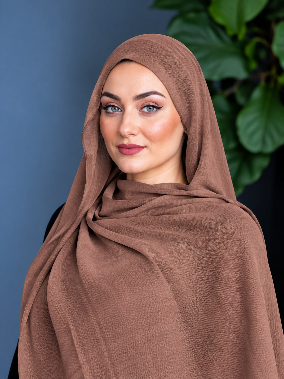 Modal Lightweight hijab  Taupe Brown