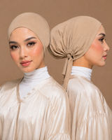 Bonnet Hijab  Taupe