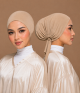 Bonnet Hijab  Taupe