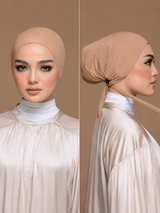 Bonnet Hijab  Taupe