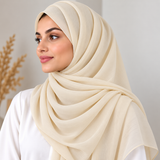 Crinkle Chiffon Vanilla Cream 12